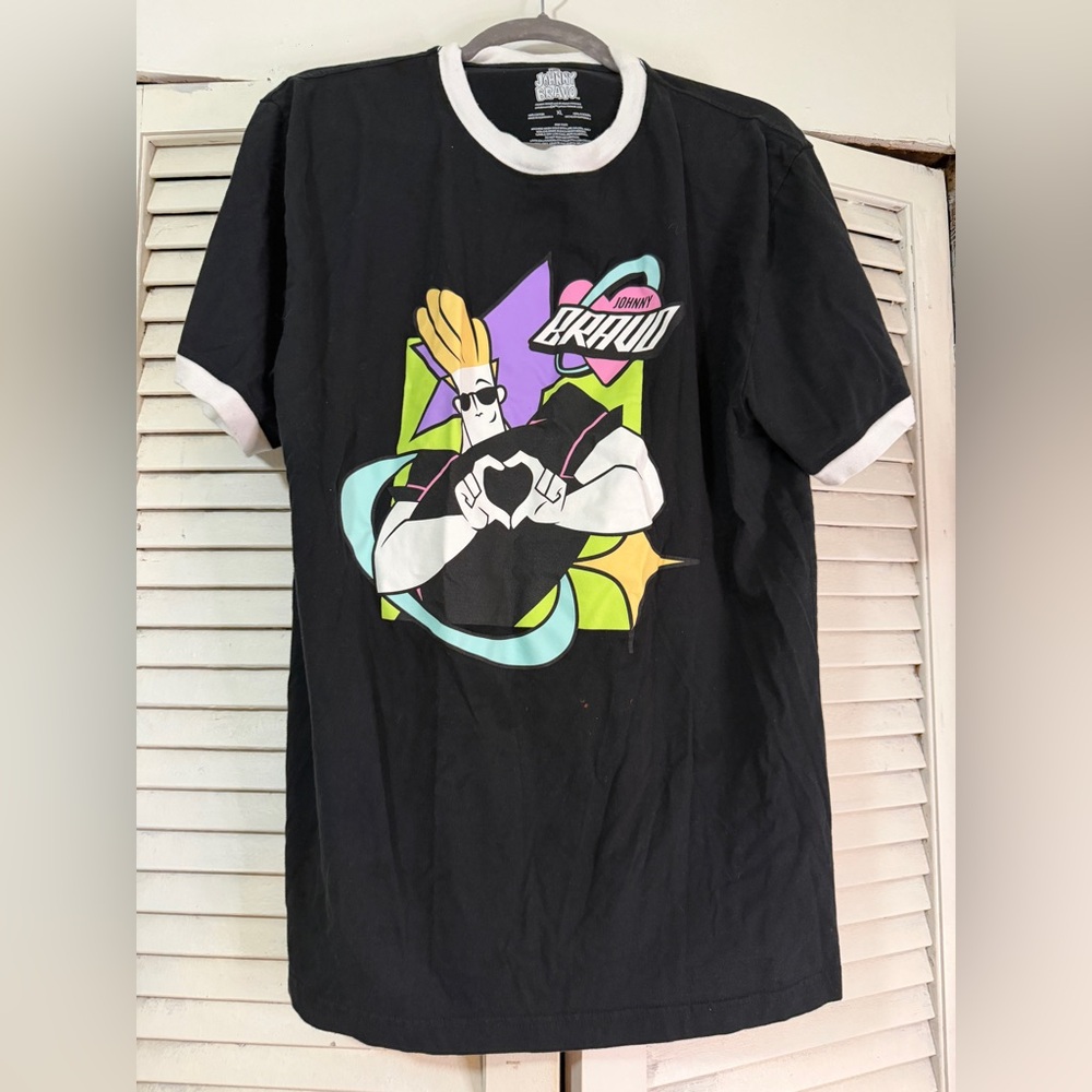 Cartoon Network Black and White Graphic Tee